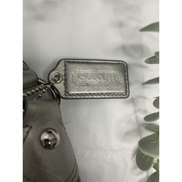 Coach Y2K Purple/Sliver Shoulder Purse - Picture 2 of 11